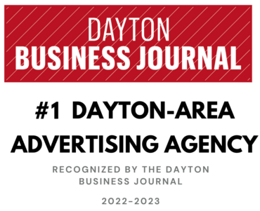 Dayton Business Journal #1 Dayton-Area Advertising Agency Recognized by the DBJ 2022-2023