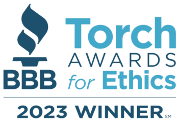 2023 Winner BBB Torch Awards for Ethics