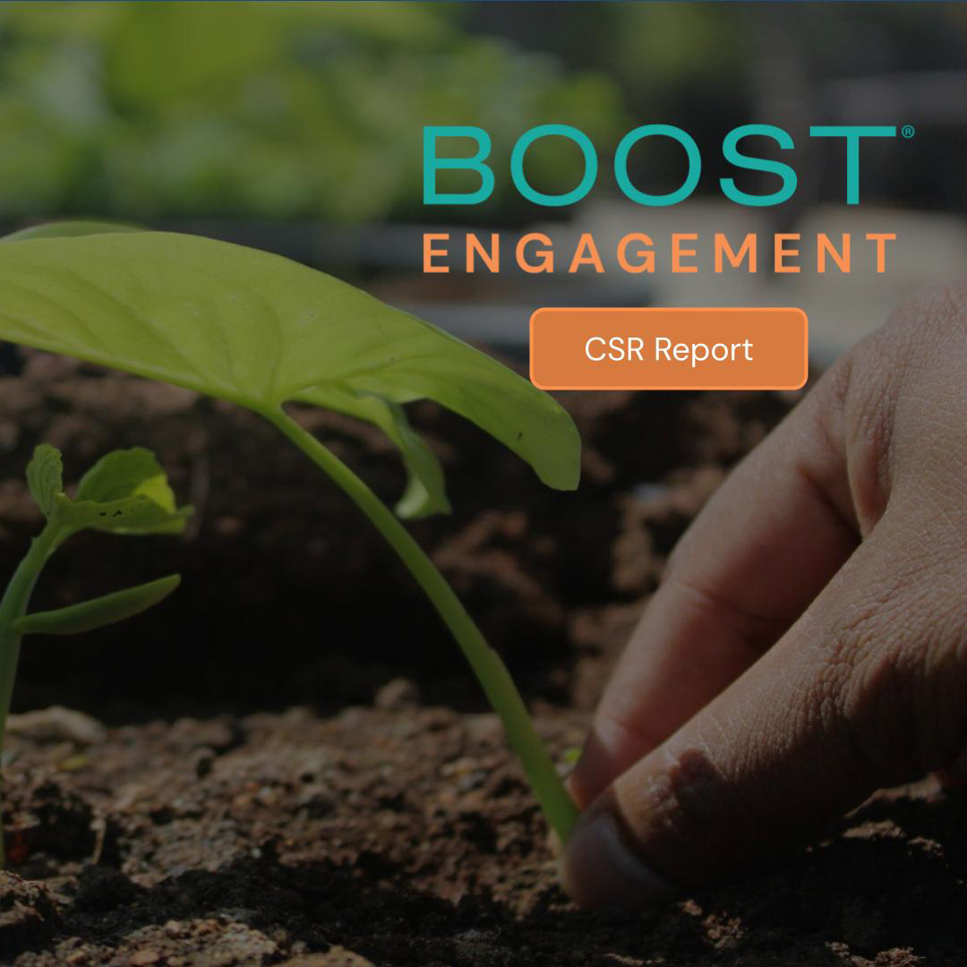 Boost CSR report cover