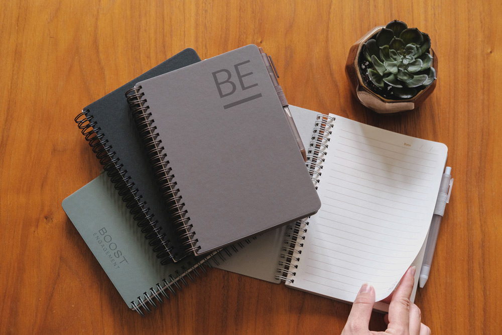 Boost Engagement branded journal